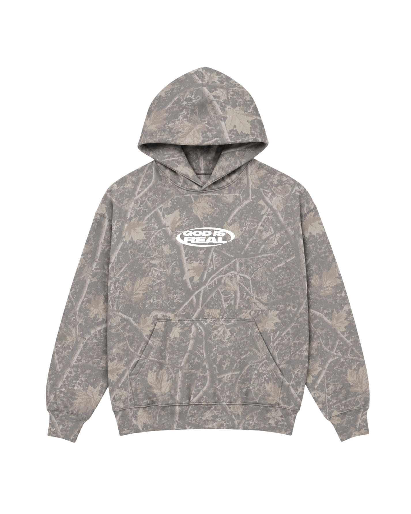 GOD IS REAL STAR CAMO HOODIE