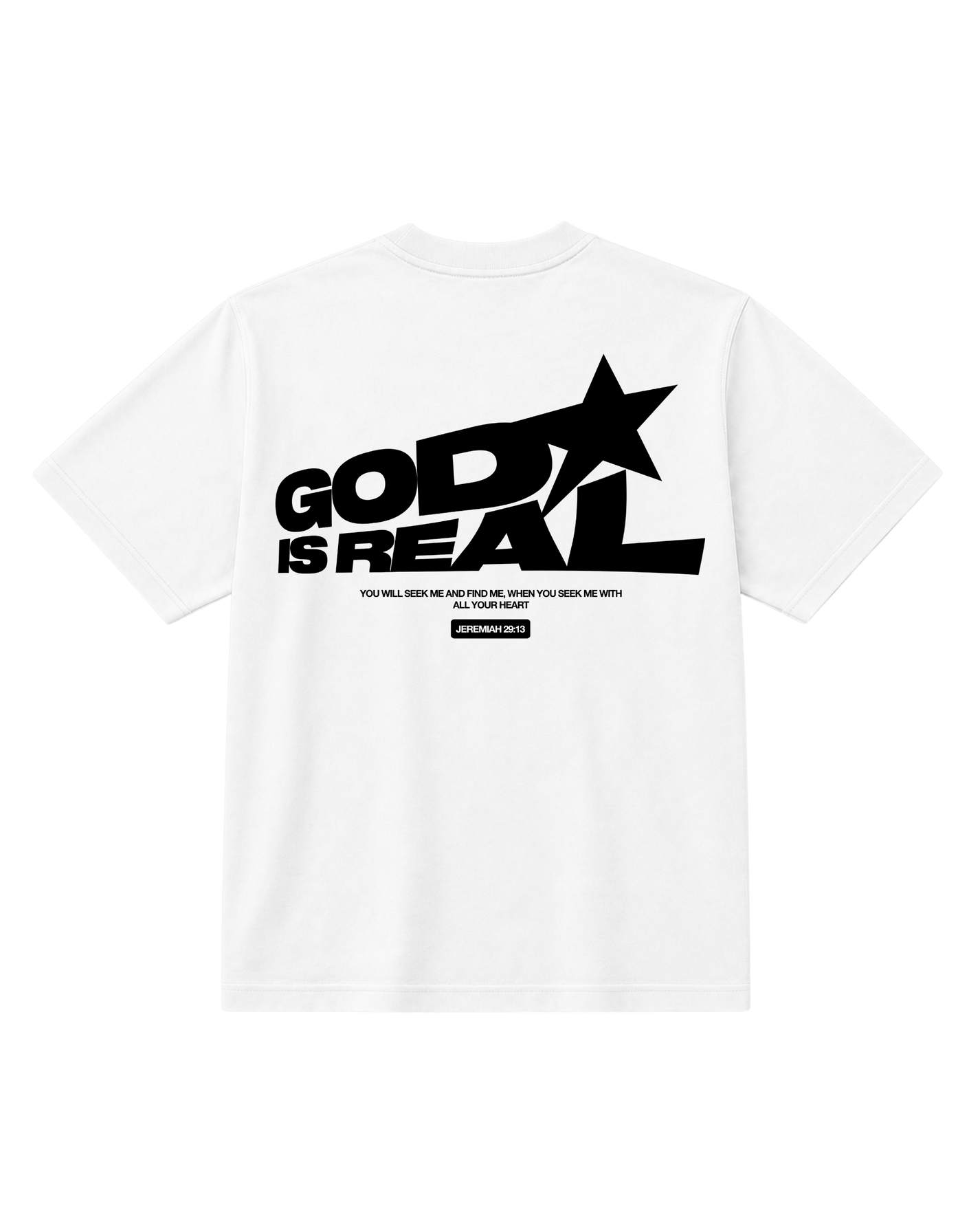 GOD IS REAL STAR TEE