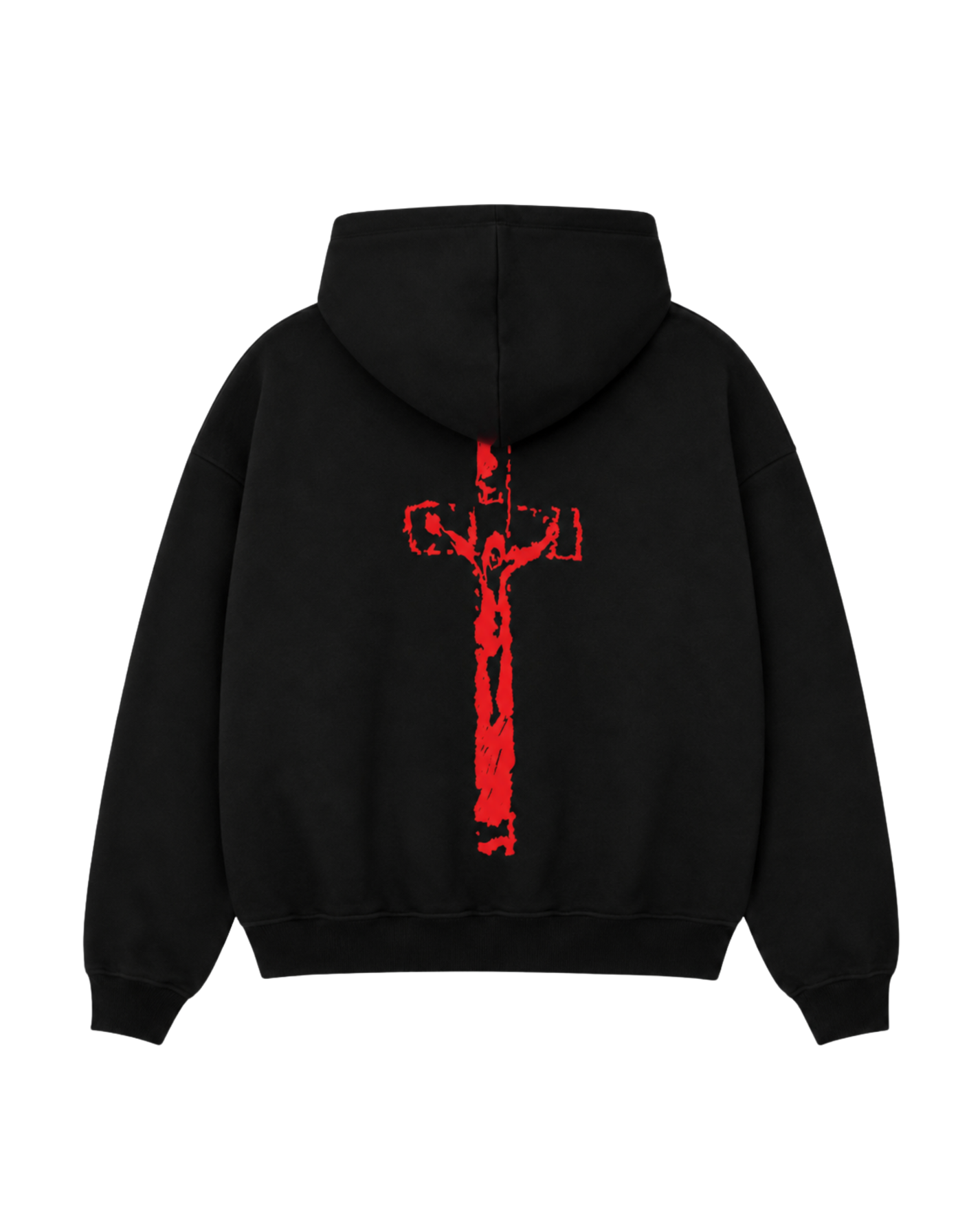 GOD IS REAL LOGO ZIP HOODIE